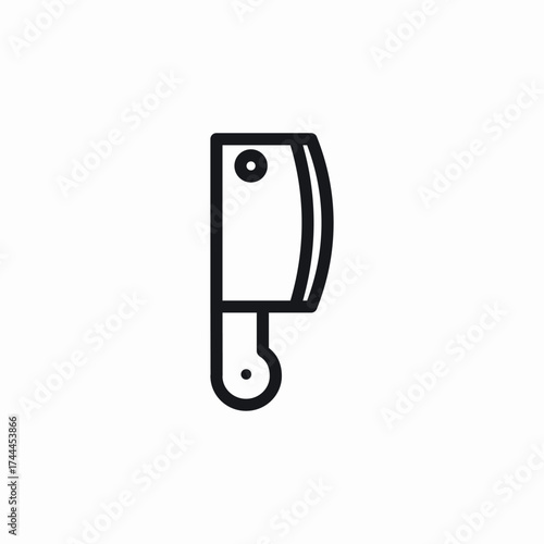 chief knife icon sign vector