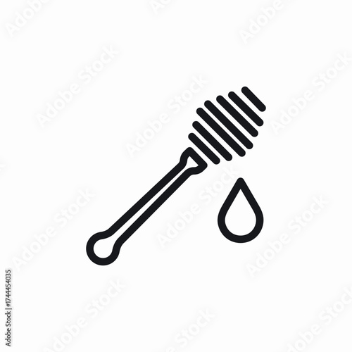 honey ripper icon sign vector