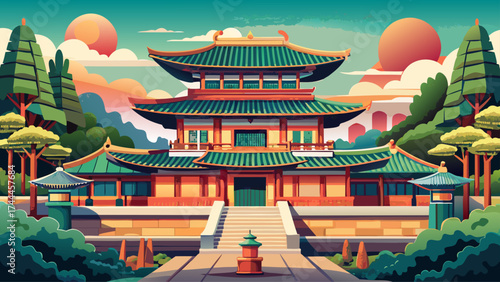 The Changdeokgung Palace in Seoul reveals elegant pavilions and secret gardens, harmonizing royal architecture with nature’s balance, embodying the essence of Confucian ideals and Korean artistry.