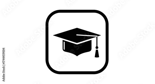 Academic Excellence Graduation Cap Symbolizing Education and Achievement.