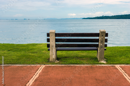 a bench with a view