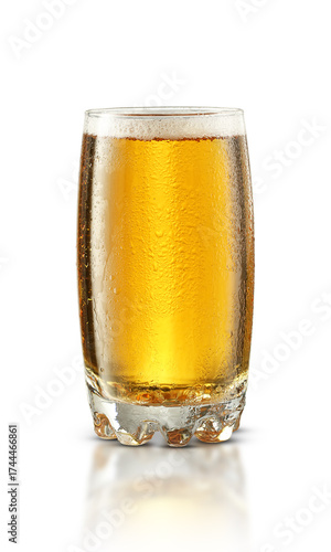 a small mug of beer