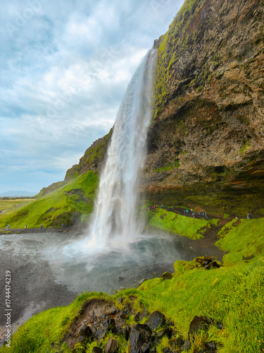 Seljalandsfoss waterfall in Iceland