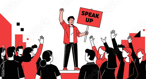 Activism, Protest, And Community: People United To Make Their Voice Heard And Speak Out