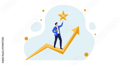 Achieving Success: A Dynamic Illustration of Ambition and Reaching for Aspirations