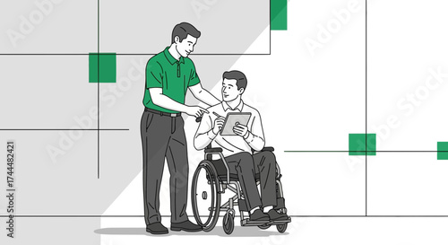 Assistance And Support: A Contemporary Illustration Of Inclusive Interactions And Aid