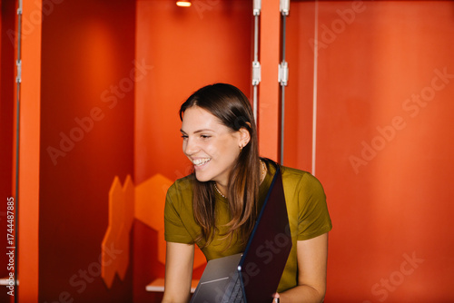 Female consultant providing direction to a group of women creatives
