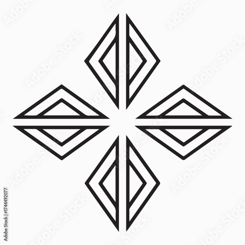 bold thick arrow vector