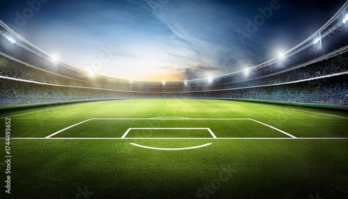 a soccer pitch offering plenty of room for writing or extra information