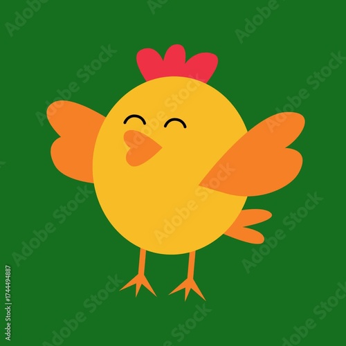Dancing Bird Animation – Cute Yellow Chick Cartoonf