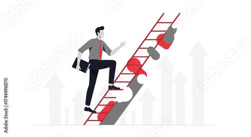 Business Success: Achieving Growth And Reaching The Top Through Hard Work And Perseverance