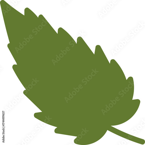 Simple Leaf Silhouette