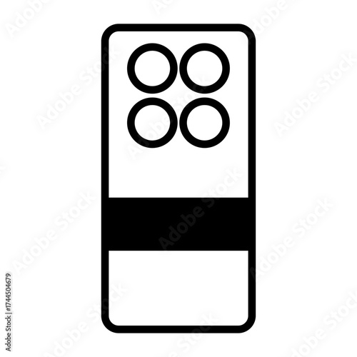 Camera phone vector silhouette , clip art, and symbol. Shilhouette of phone  concept and simple design