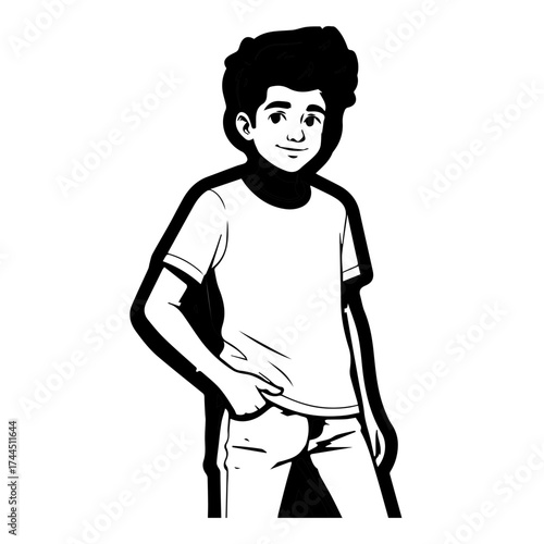 vector illustration of a woman