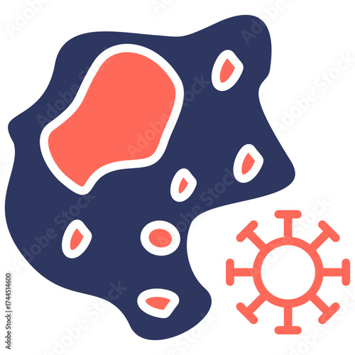 Macrophage glyph color icon