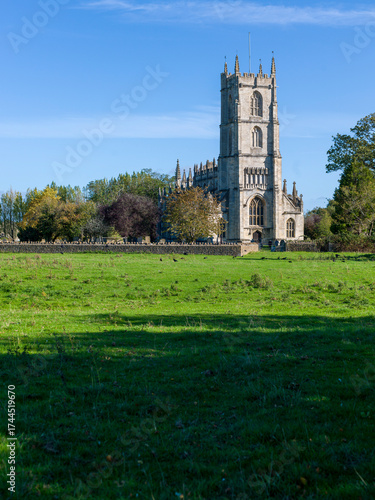 Saint Mary's Church Steeple Ashton.  Pretty country church surrounded by fields