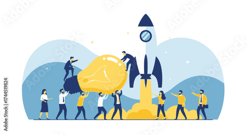Collaborative Innovation: Launching a Bright Idea Towards Successful Growth and Expansion