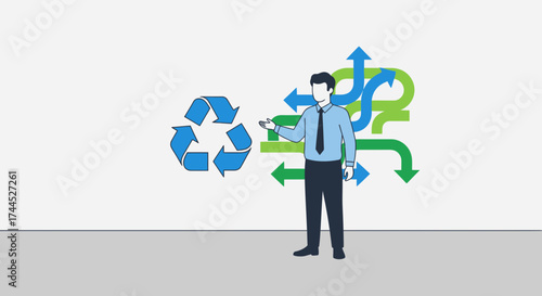 Eco-Conscious Business Presentation About Sustainability and Environmental Responsibility
