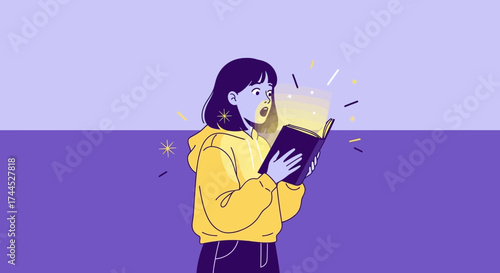 Enthralled Reader Reveals Astonishing Discovery Within Magical Book's Pages, In Astonishment