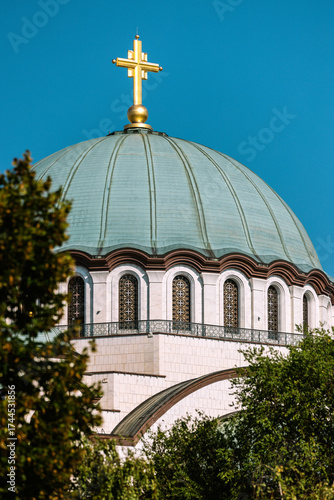 Wallpaper Mural Dome of Saint Sava Temple in Belgrade Torontodigital.ca