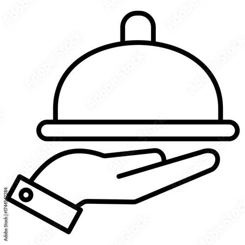 Food Service Outline Icon