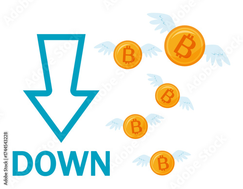 ビットコインのアイコン　仮想通貨