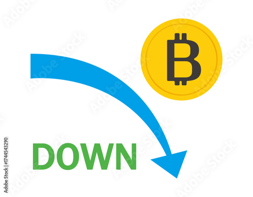 ビットコインのアイコン　仮想通貨