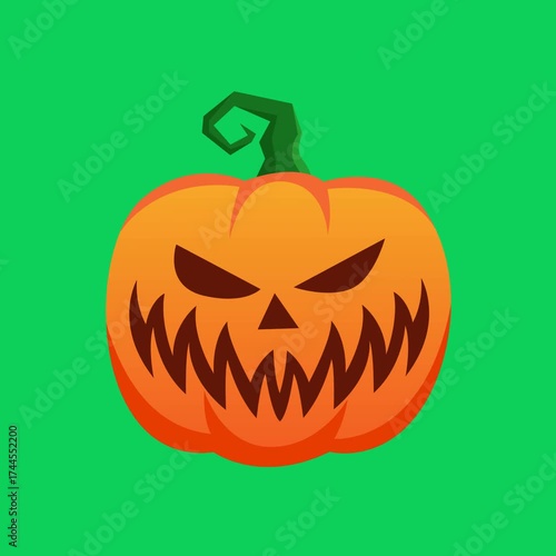 Monster Halloween Pumpkin Animation