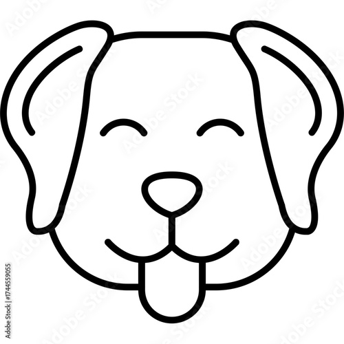 Dog Outline Icon