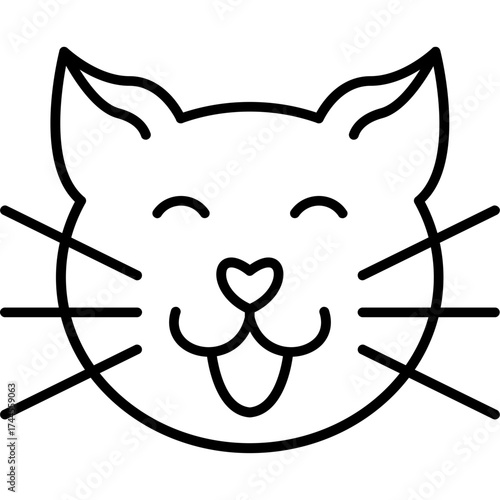 Cat Outline Icon