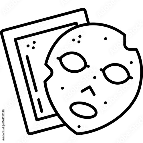 Sheet Mask Outline Icon