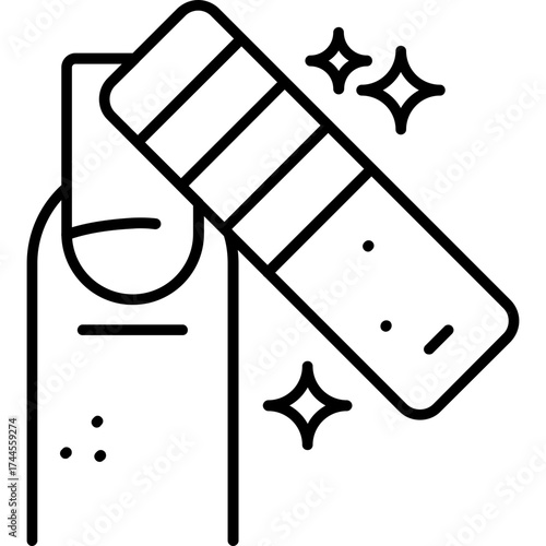 Nail File Outline Icon
