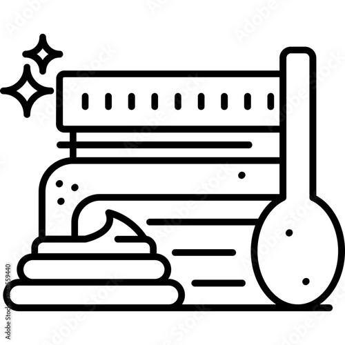Face Scrub Outline Icon