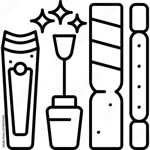 Pedicure Set Outline Icon