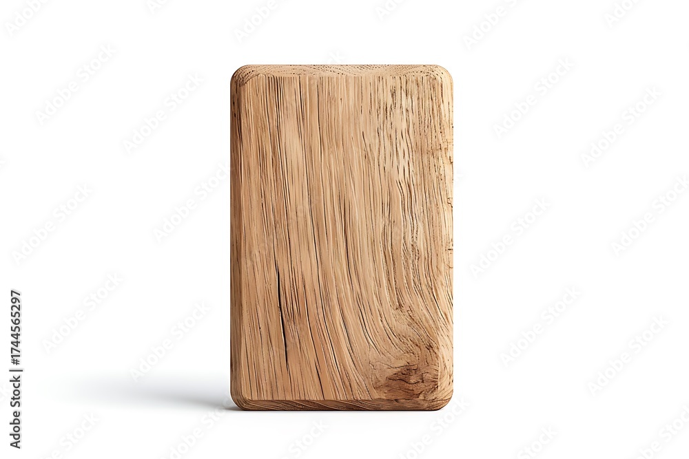 Naklejka premium Wooden log upright position high resolution picture