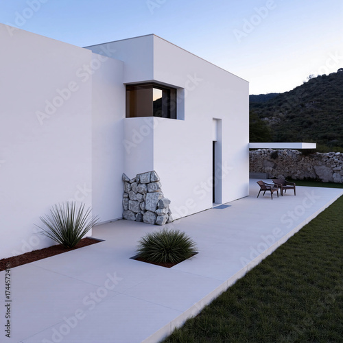 Fototapeta Naklejka Na Ścianę i Meble -  white house in greece