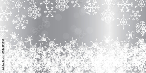 雪　クリスマス　冬　光　背景