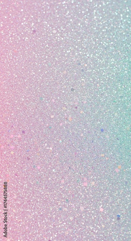 Fototapeta premium Dreamy Unicorn Pastel Mix Glitter Texture 5