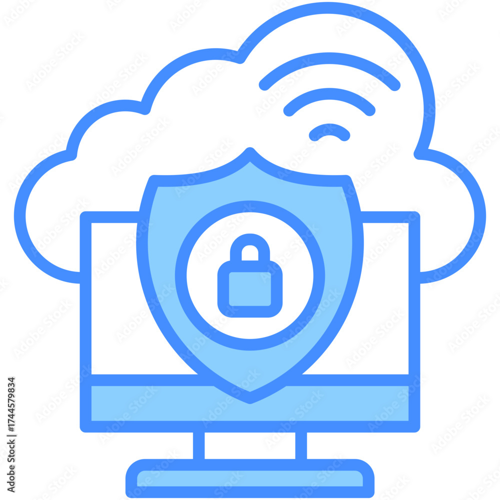 Fototapeta premium Vpn Icon
