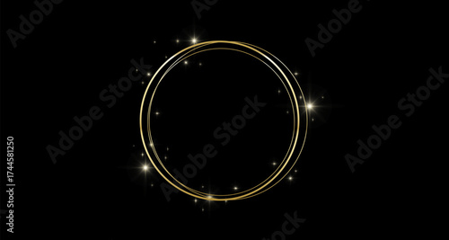 A sparkling ring is surrounded by glowing dots, like Christmas lights reflecting in the frosty air. This minimalist yet festive design captures the spirit of Christmas warmth, light, and hope.