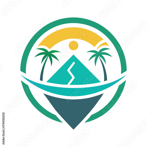Modern Travel Agency Logo Vector