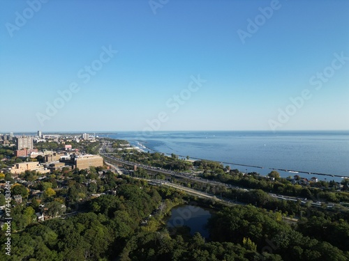 Toronto Aerial Drone View, High Park