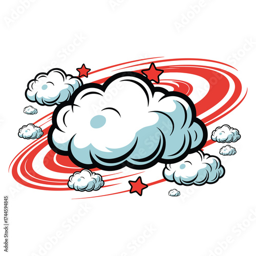 Comic style fighting explosion vector illustration perfect for dynamic action scenes superhero cartoon visuals and creative storytelling or animated artwork
