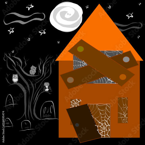 Haunted Condemned House by a Cemetery