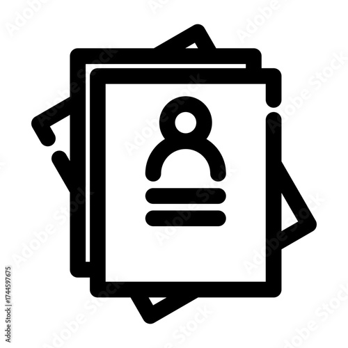 CV Linear Style Icon