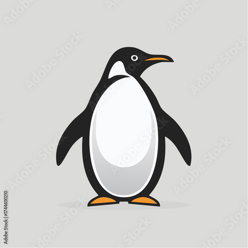 penguin vector icon design