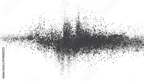 Distressed Grunge Texture Vector with Urban Scratches and Dusty Overlay Effect