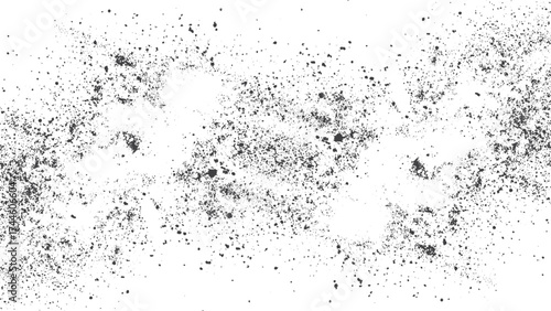Abstract Black and White Grunge Texture with Cracks Chips Dust and Rough Surface