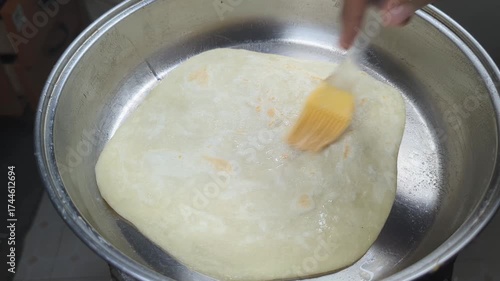 Cooking Chapati, East Africa and Indian Flat Bread (Roti)