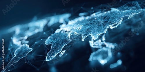 Global Network: A Digital World Map Visualization